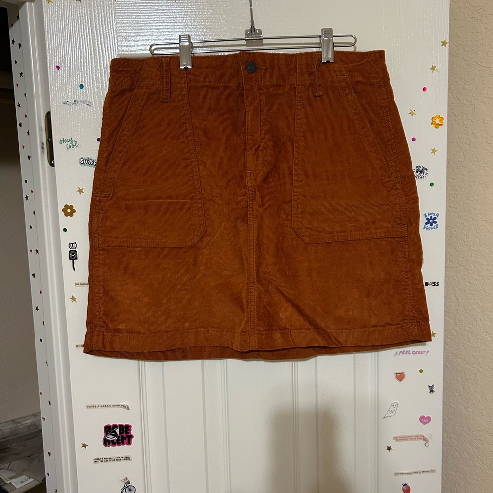 Old Navy Burnt Orange Corduroy Skirt